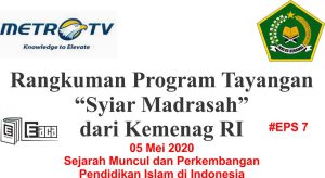 Rangkuman Syiar Madrasah - Sejarah Pendidikan Islam di Indonesia