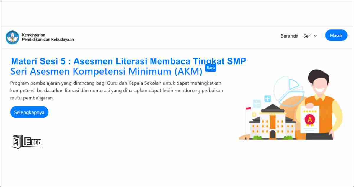 Asesmen Literasi Membaca Tingkat SMP - Program Guru Belajar Seri AKM