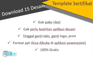 15 Desain Sertifikat Siap Edit - Free Download