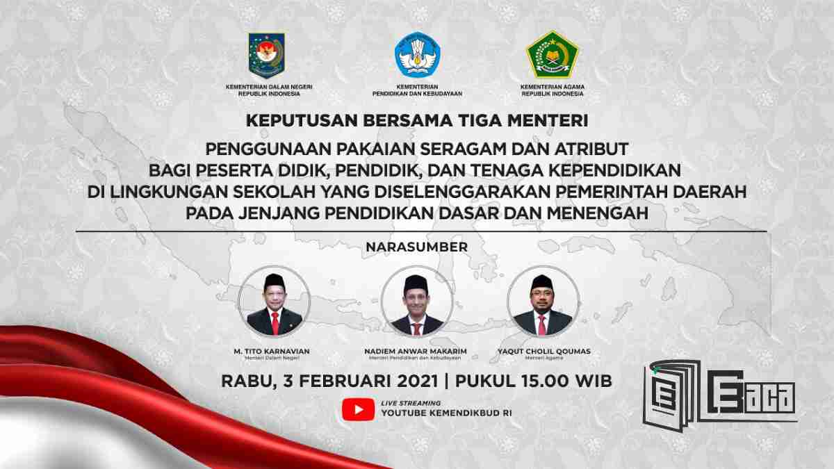 Pengumuman Keputusan Penggunaan Pakaian Seragam dan Atribut Bagi Siswa dan PTK