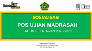 POS UMBN Madrasah Tahun 2021