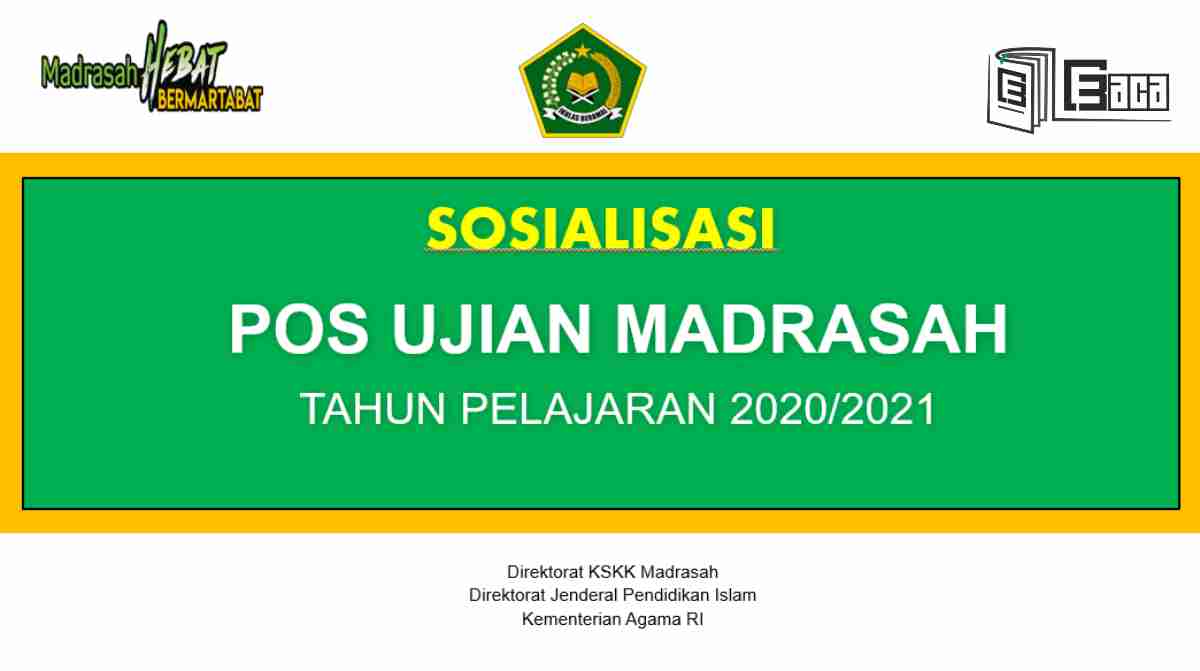 POS UMBN Madrasah Tahun 2021