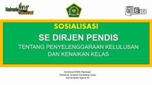 Ujian Nasional dan UAMBN Tingkat MTs dan MA Ditiadakan