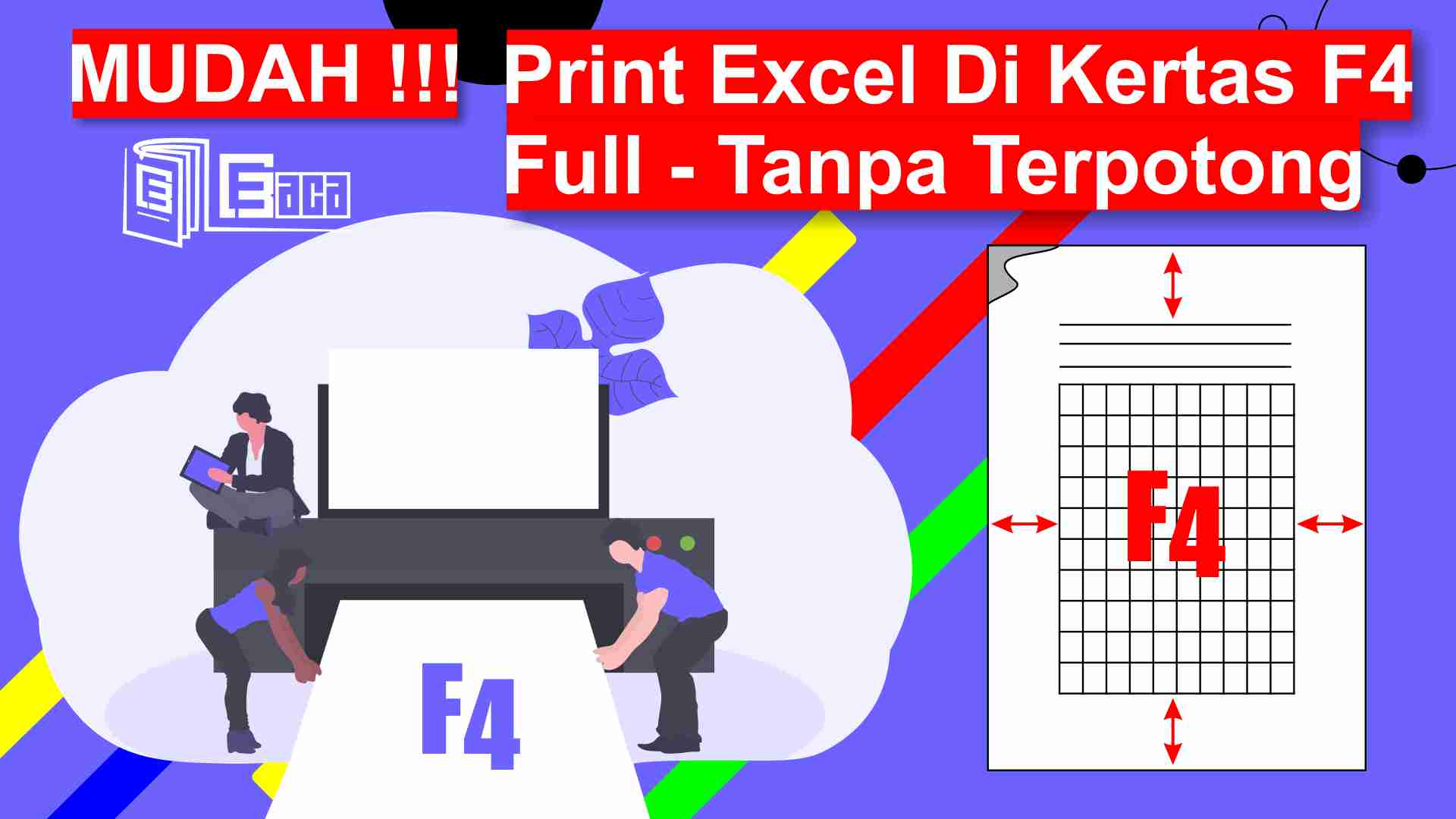 Cara Cetak File Excel Agar Full Kertas Tidak Terpotong