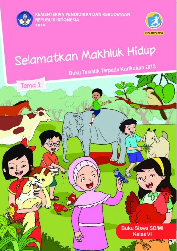 Tema 1 Kelas 6 SD Selamatkan Makhluk Hidup - Buku Siswa