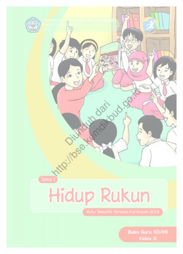 Tema 1 Kelas 2 SD Hidup Rukun - Buku Guru