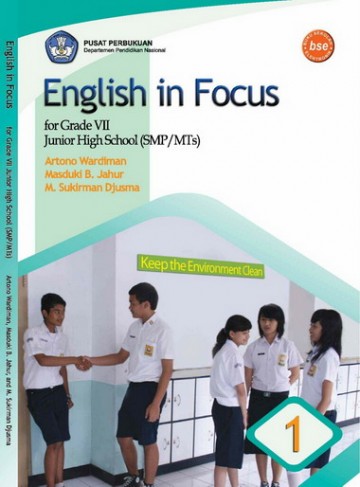 Buku English in Focus Kelas 7 SMP