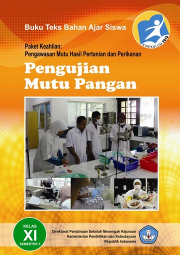 Buku Pengujian Mutu Pangan Kelas 11 SMK