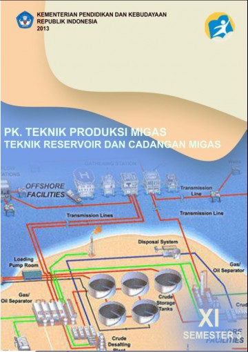 Buku Teknik Produksi Migas - Teknik Reservoir dan Cadangan Migas Kelas 11 SMK
