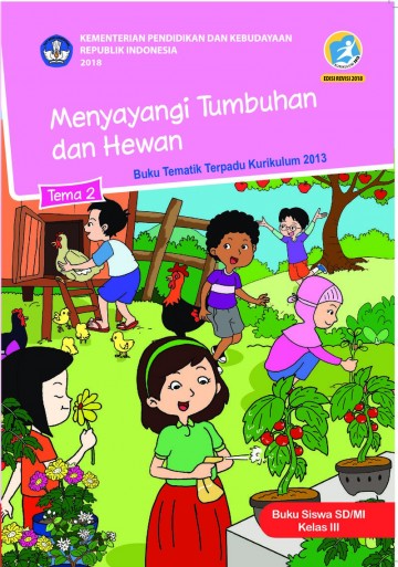 Tema 2 Kelas 3 SD Menyayangi Tumbuhan Dan Hewan - Buku Siswa