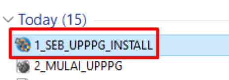 Install Aplikasi UP