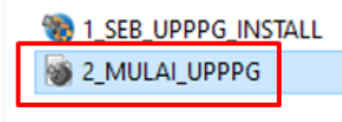 Menjalankan Aplikasi UP
