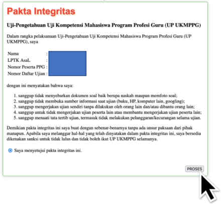 Pakta Integritas UP