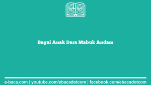 Bagai Anak Dara Mabuk Andam