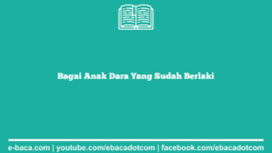 Bagai Anak Dara Yang Sudah Berlaki