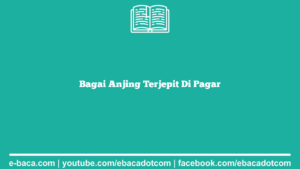 Bagai Anjing Terjepit Di Pagar