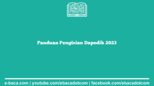 Panduan Pengisian Dapodik 2023