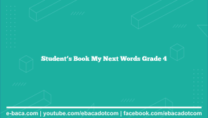 Student’s Book My Next Words Grade 4